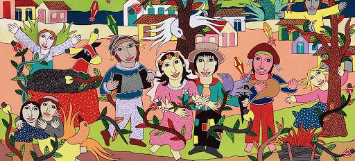 Arte na Rua Museus  a-festa-das-cores-de-Clovis-Junior Arte Naif é reconhecida como patrimônio cultural da Paraíba 